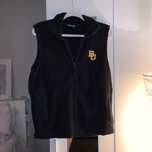 Baylor full-zip fleece vest